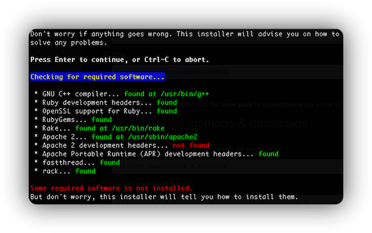 Phusion Passenger Installer