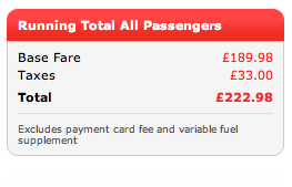 Jet2 Price Box